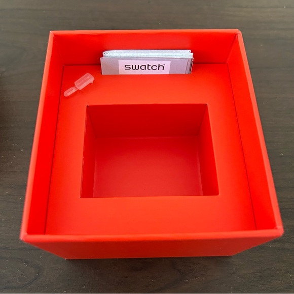 NEW Swatch Year of the Dragon Watch Red Blue Swiss Chinese Dragon in Waves Swiss - Picture 4 of 9